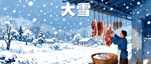 大雪节气腌肉：从驱邪到美食的文化传承